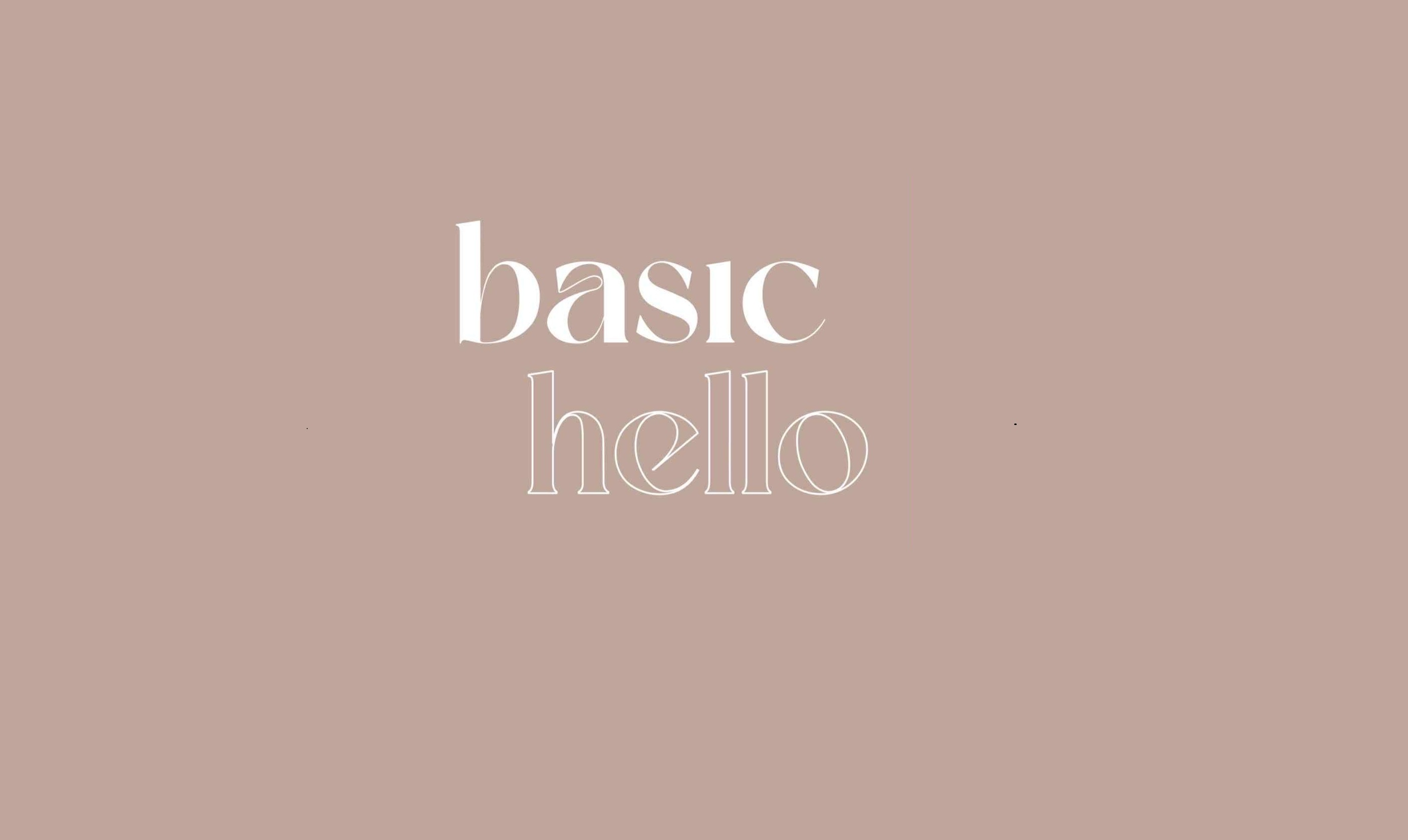 Basic Hello