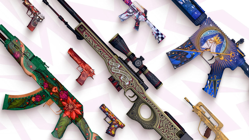 Rarity skins pattern on CS2