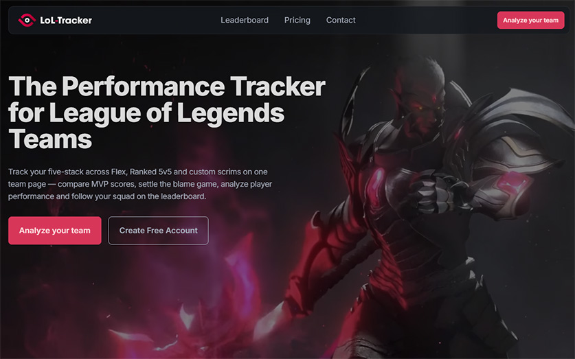 LoL tracker